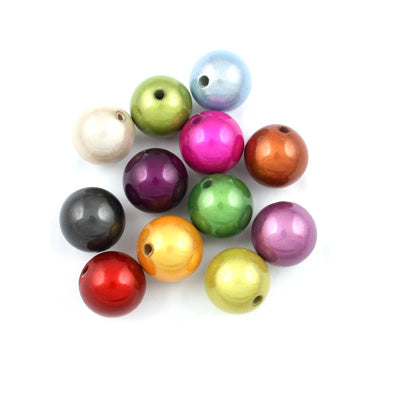 Top Quality 5mm Round Miracle Beads,Mix colors,Sold per pkg of about 7300 Pcs