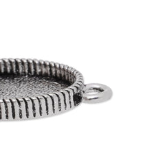 13x18MM Antique Silver Oval Pendant tray,zinc Alloy filled,20pcs/lot