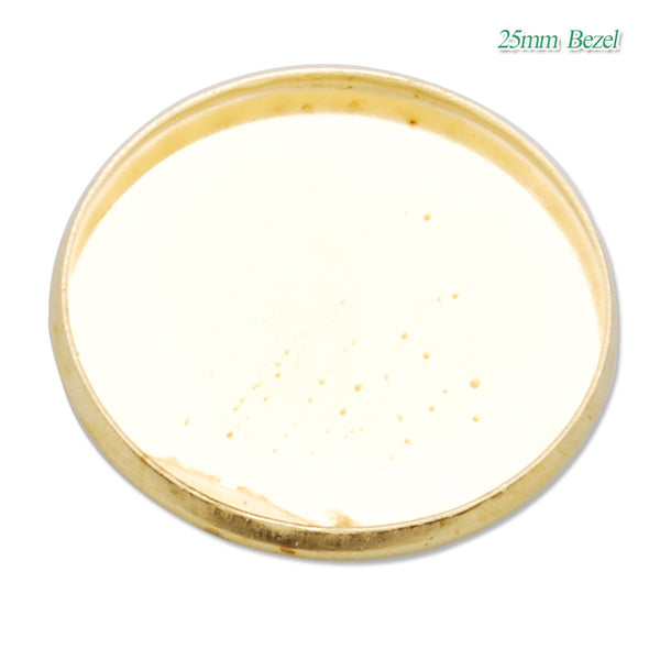 25MM Brass round cabochon setting,raw brass,lead and nickle free,sold 50pcs per pkg