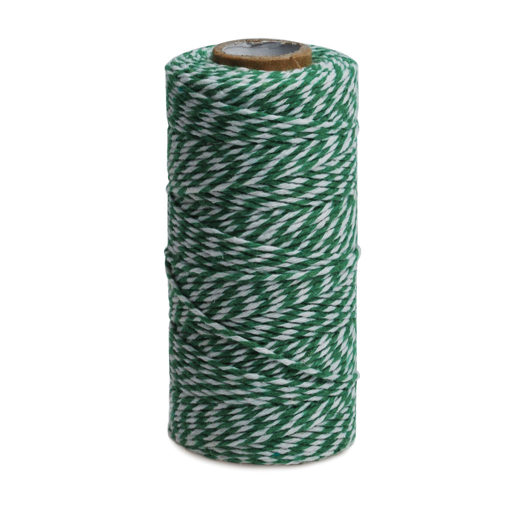 Dark Green Bakers Twine (100 Yards/spool) Colored Cotton Twine,Gift Wrapping Divine Twines,Double Strand Cotton Thread,sold 1 Pcs/lot