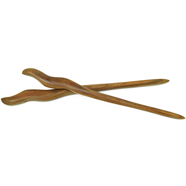 7.2 Inch Hair Stick,Green Sandalwood Hair Pin Stick,Wooden Shawl Pin,Spiral Hair Stick,sold 1pcs /lot