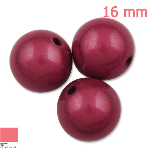 2013-2014 New style Top Quality 16mm Round Miracle Beads,Coral,Sold per pkg of about 230PCS