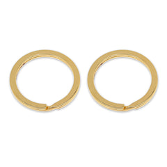 20mm Iron Flat Keychain Ring Clasps Round Keychain Ring Connector Split Ring DIY Key Chain gold 50 pcs 10182904