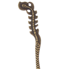 26x155mm Antique Bronze Hair Stick,fishtail,Metal Hair Stick, Hair Accessories,Hair Sticks Hairpin,10PCS/lot