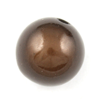 Top Quality 30mm Round Miracle Beads,Deep Coffee,Sold per pkg of about 37 Pcs