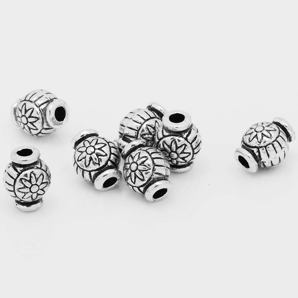 Tibetan Beads,Large Hole Spacer beads,Euro Style Buddhism Beads,Thickness 9mm,sold 50pcs/lot