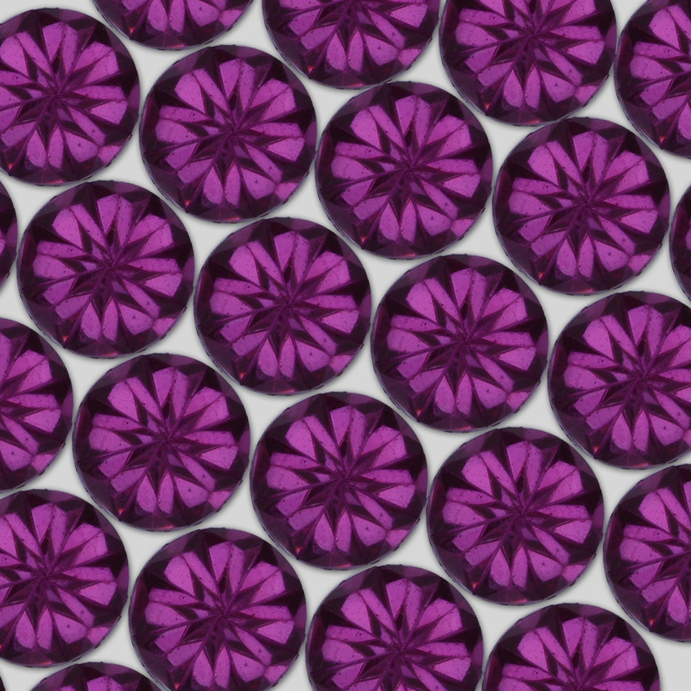 10mm Round Druzy Resin Embellishment Cabochons Prism Cabochons Glitter Cabochons fuchsia