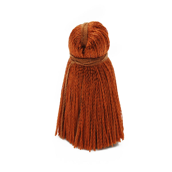 3cm Silky Tassels,Coffee Handmade Long Jewelry Tassels,Fashion Mala Necklace Tassels, 20pcs/lot
