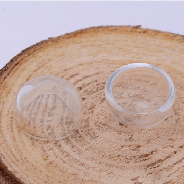 16mm clear glass cover,caliber about 12mm,10pcs/lot