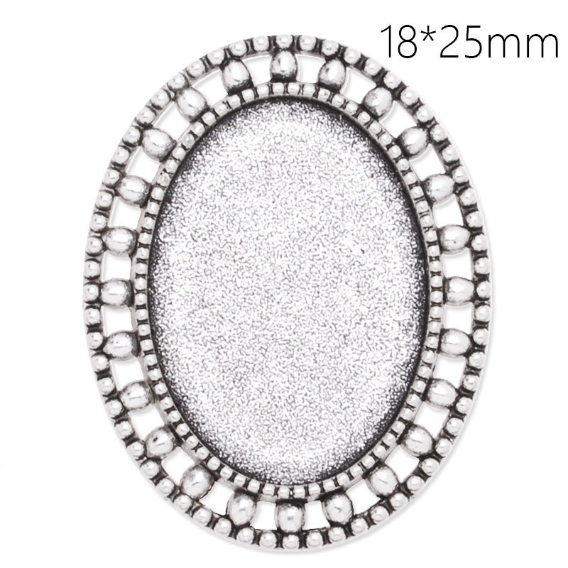 18x25mm anqitue silver plated oval brooch blank,brooch bezel,simple style,zinc alloy,lead and nickle free,sold by 10pcs/lot