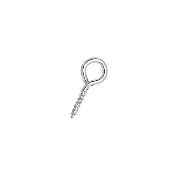 10 * 4.5mm Screw Clasps,sheep eyes self-tapping screws,Imitation Rhodium screw eye pin,Metal,200pcs/lot