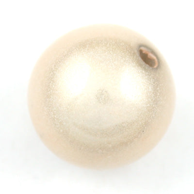 Top Quality 30mm Round Miracle Beads,Cream,Sold per pkg of about 37 Pcs