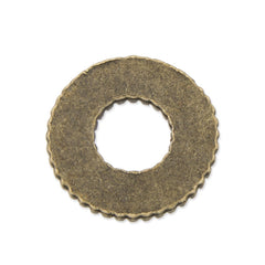 20PCS 15mm Antique Bronze Metal Steampunk, Gear Charms Connector for Gear Jewelry