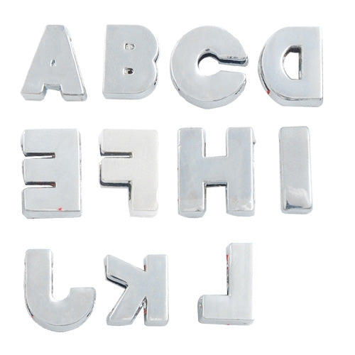 12*5*4 MM Clear Crystal Rhinestone Letter 