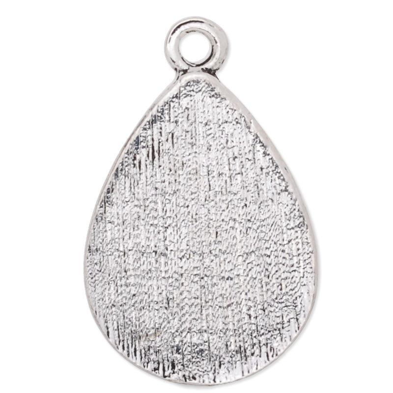 18x25mm Drop metal Pendant tray,zinc alloy filled,antique silver plated,20pcs/lot
