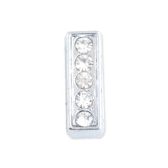 12*5*4 MM Clear Crystal Rhinestone Letter 