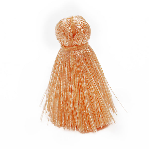 3cm Silky Tassels,Rubber Pink Fashion Mala Necklace Tassels, Handmade Jewelry Tassels, 20pcs/lot