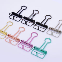 tibetara 40*19*5mm Simple metal Binder Clip Stencil Clip Frame Clip for Traveler's Notebook Bronze 10pcs