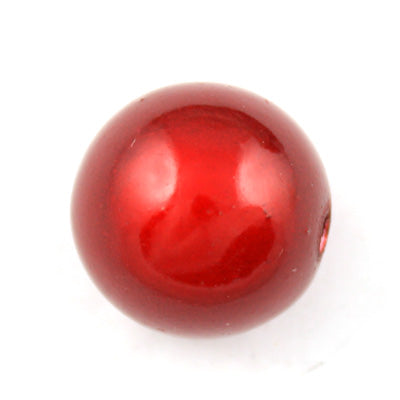Top Quality 25mm Round Miracle Beads,Dark Red,Sold per pkg of about 60 Pcs