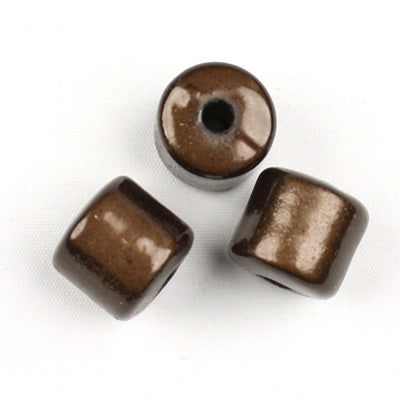Top Quality 8*8mm Tube Miracle Beads,Deep Coffee,Sold per pkg of about 1300 Pcs