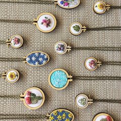 50*30mm rectangle Mini Embroidery Hoop Lasercut Frame Cross Stitch Frame Tiny Embroidery Pendant Tiny Hoop diy Embroidery Pendant 1pcs