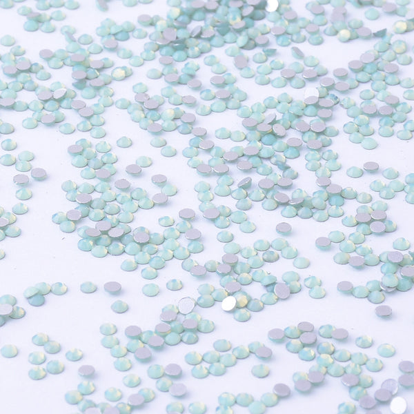 SS6 1440PCS Pacific Opal Non Hot Fix Crystal, Flat Back 3D Rhinestones DIY Phone case Nail art design deco supplies