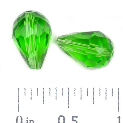 10*15 MM Teardrop,Perido,Handmade Cut Glass Crystal Beads