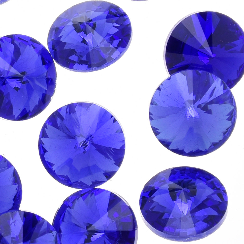 16mm High Quality Glass Rhinestones Round Jewelry Stones Satellite stone Pointed Back  light blue 50pcs 10182052