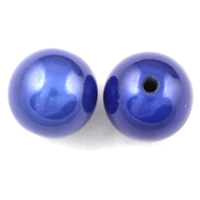 Top Quality 18mm Round Miracle Beads,Deep Blue,Sold per pkg of about 170 Pcs