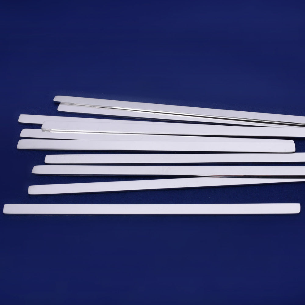 10pcs about 1/4"x5" tibetara® Stainless Steel Strip shape Stamping Blank  Fantastic Shine Bracelet Stamping 18 Gauges