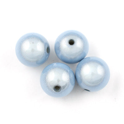 Top Quality 4mm Round Miracle Beads,Ice Blue,Sold per pkg of about 16000 Pcs