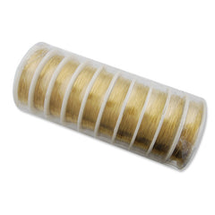 0.5MM Thick Gold Coated Soft Copper Wire,about 9M/10yds per Roll,24Gauge,Sold 10 Rolls Per Lot