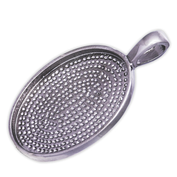 18x25mm oval Pendant trays,zinc Alloy filled,Gun Metal Black,20pcs/lot