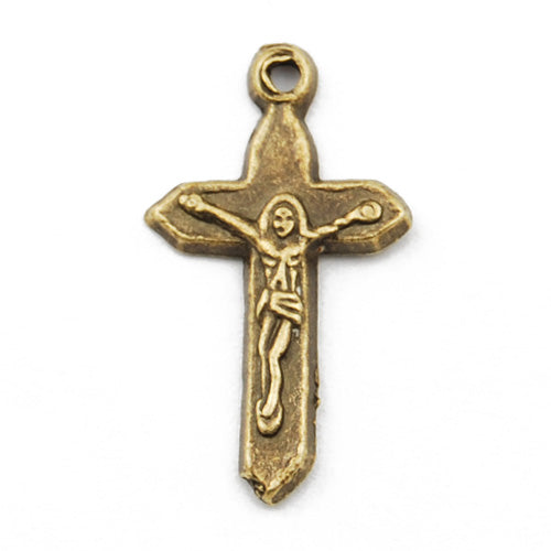 20*11mm Vintage antique bronze Zinc alloy Charms&pendants,cross,sold 300 pcs per pkg