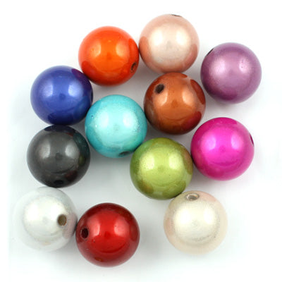 Top Quality 10mm Round Miracle Beads,Mix colors,Sold per pkg of about 1000 Pcs
