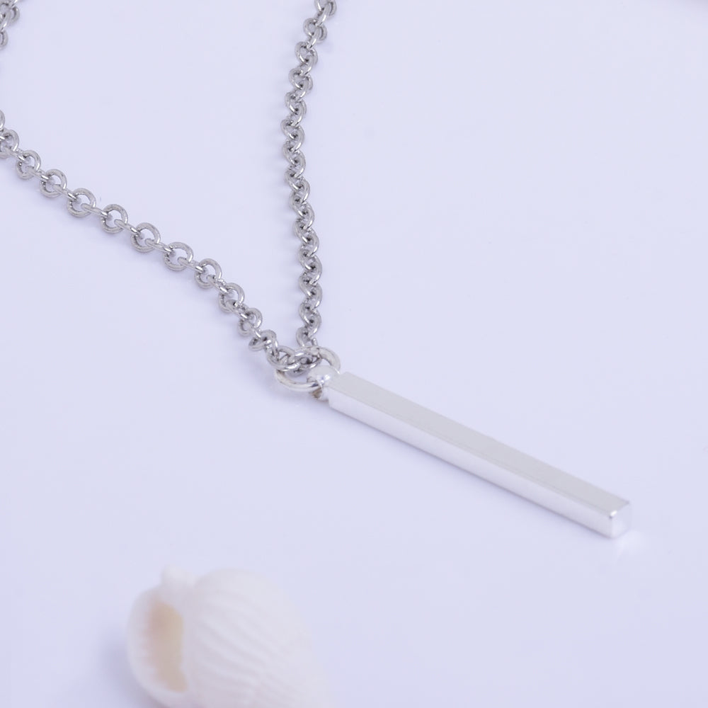 About 2*25mm tibetara® Brass 4 sided Blank Bar necklace Personalized Stamping Bar Name Plated thickness 2.2mm plated kc gold 20pcs