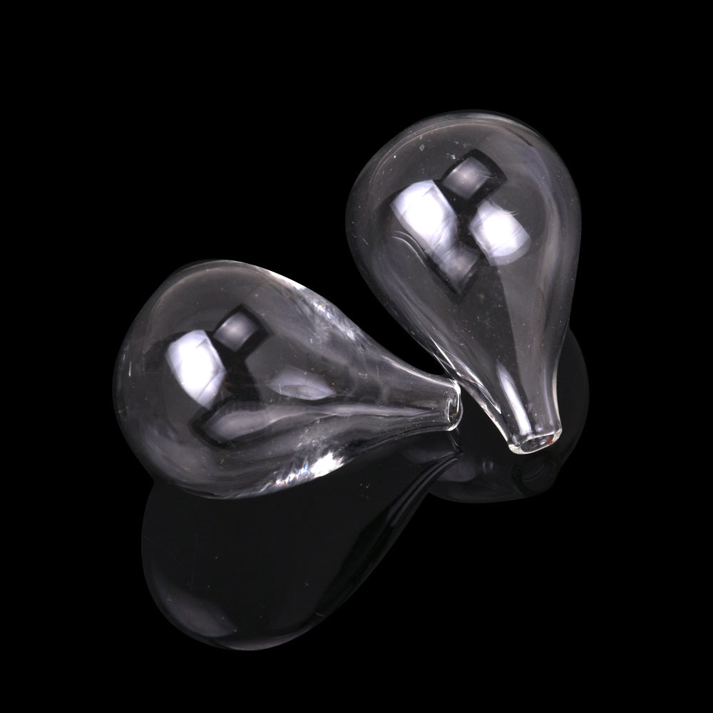18x31mm Tear Drop Glass Bubble Ball Jewelry Pendant Kit Glass Globe Bottles 10pcs