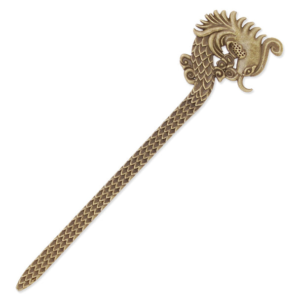 31.5x132mm Antique Bronze metal bookmark,Dragon,10pcs/lot