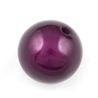 Top Quality 20mm Round Miracle Beads,Dark Purple,Sold per pkg of about 120 Pcs