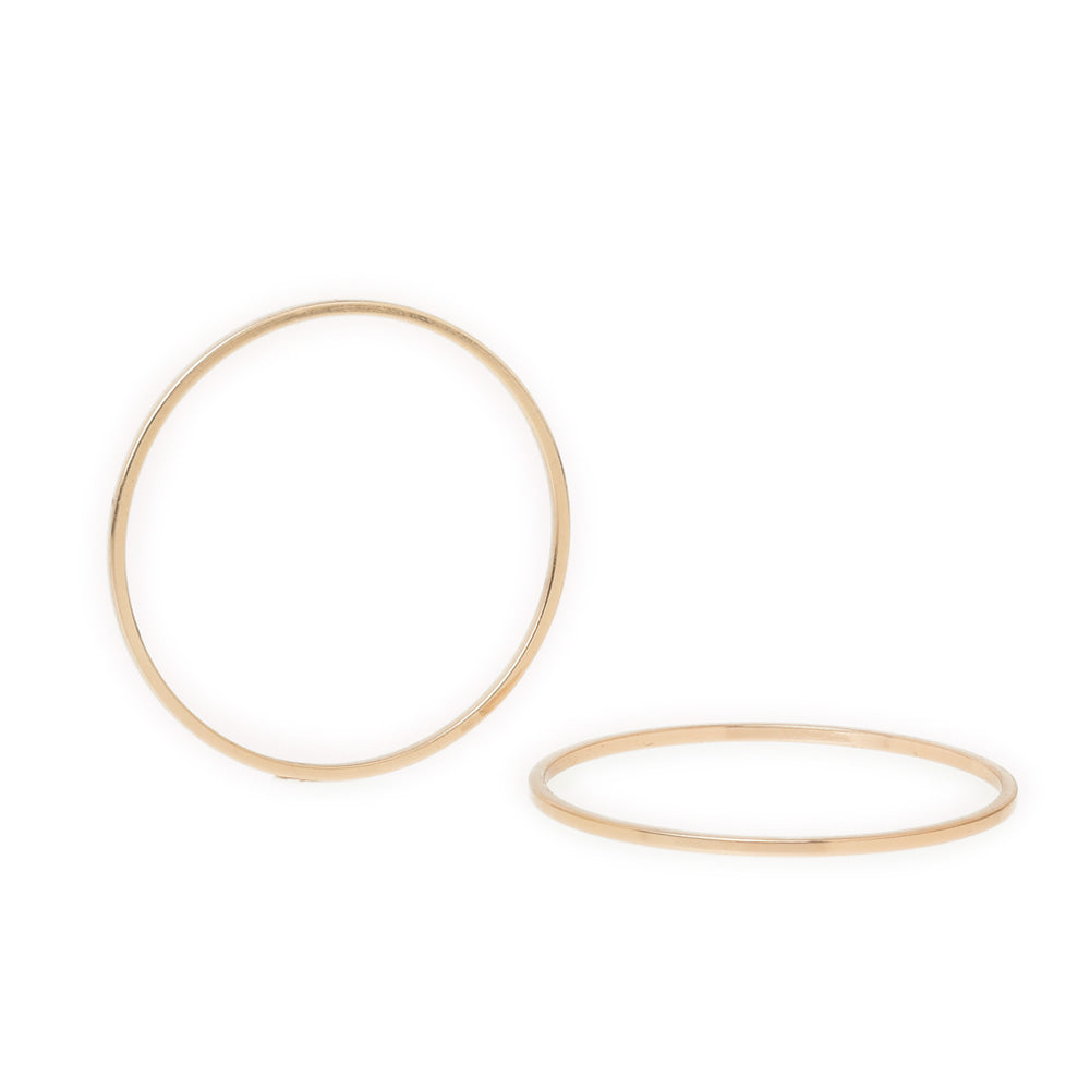 Minimalist hoop earrings Simple Hoop Earrings For Women Everyday minimal Wear Inner size 2.6cm gold 20pcs 10177704