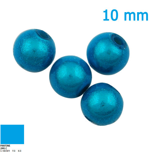 2013-2014 New style Top Quality 10mm Round Miracle Beads,Bitingly blue,Sold per pkg of about 950PCS