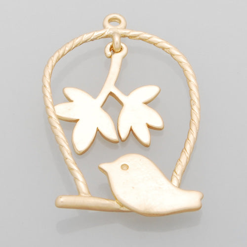 2013-2014 Fashion 29*19MM lovely modern charms,Birdcage,Matte Gold,suit for necklace/bracelet/earring ect,sold 10pcs per pkg