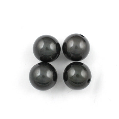Top Quality 5mm Round Miracle Beads,Smoky Gray,Sold per pkg of about 7300 Pcs