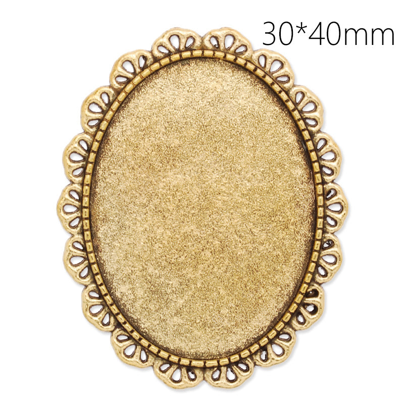 30x40mm anqitue gold plated oval brooch blank,brooch bezel,arabesquitic around,zinc alloy,lead and nickle free,sold by 10pcs/lot