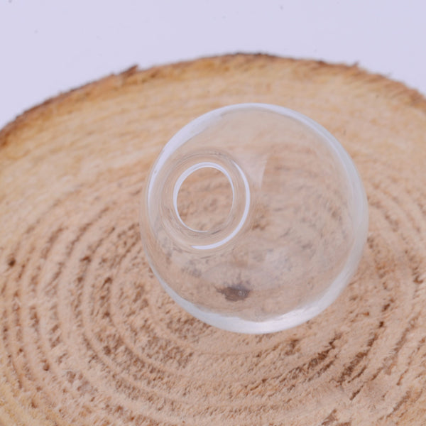 20mm clear glass globe for jewelry,caliber about 6mm,10pcs/lot