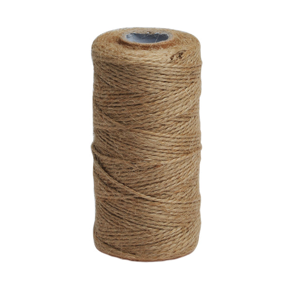 100m/Roll Jute Twine Cords,Jute Twine String,Natural Jute Twine Ropes DIY Supplies,Fine Linen,Packing Rope,1 Roll/Lot