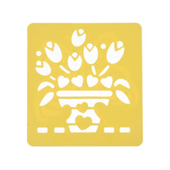 tibetara About 14*15cm Kids stencils set  Cute animals stencils flower butterfly DIY Stencil for Notebook 6 each/lot