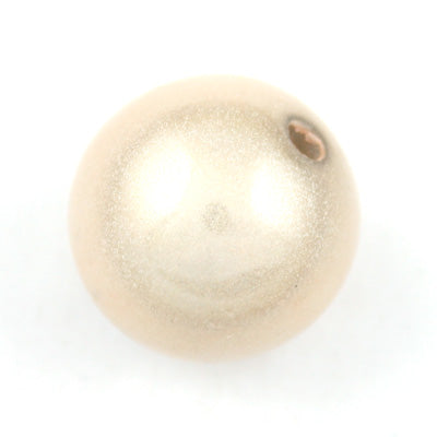 Top Quality 20mm Round Miracle Beads,Cream,Sold per pkg of about 120 Pcs