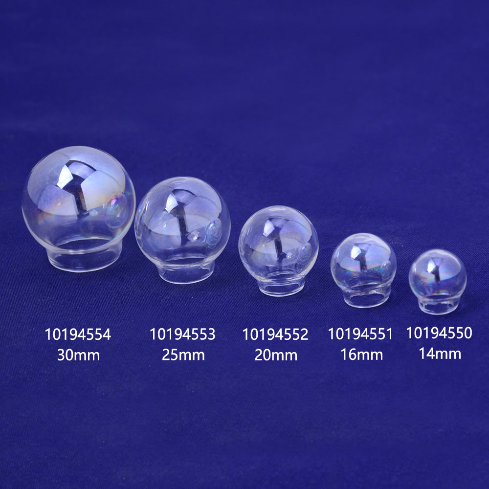 25mm Globe Glass Bottle Glass Dome Miniature Bottles Make a wish pendant DIY bottle pendant Glass Jewelry 10pcs