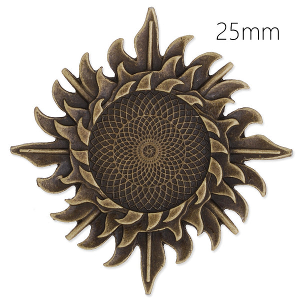 25mm(1inch) frozen pendant Blank,Antique Bronze,zinc alloy metal,20Pieces/lot